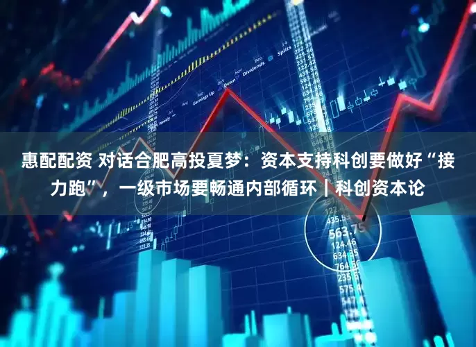 惠配配资 对话合肥高投夏梦：资本支持科创要做好“接力跑”，一级市场要畅通内部循环｜科创资本论